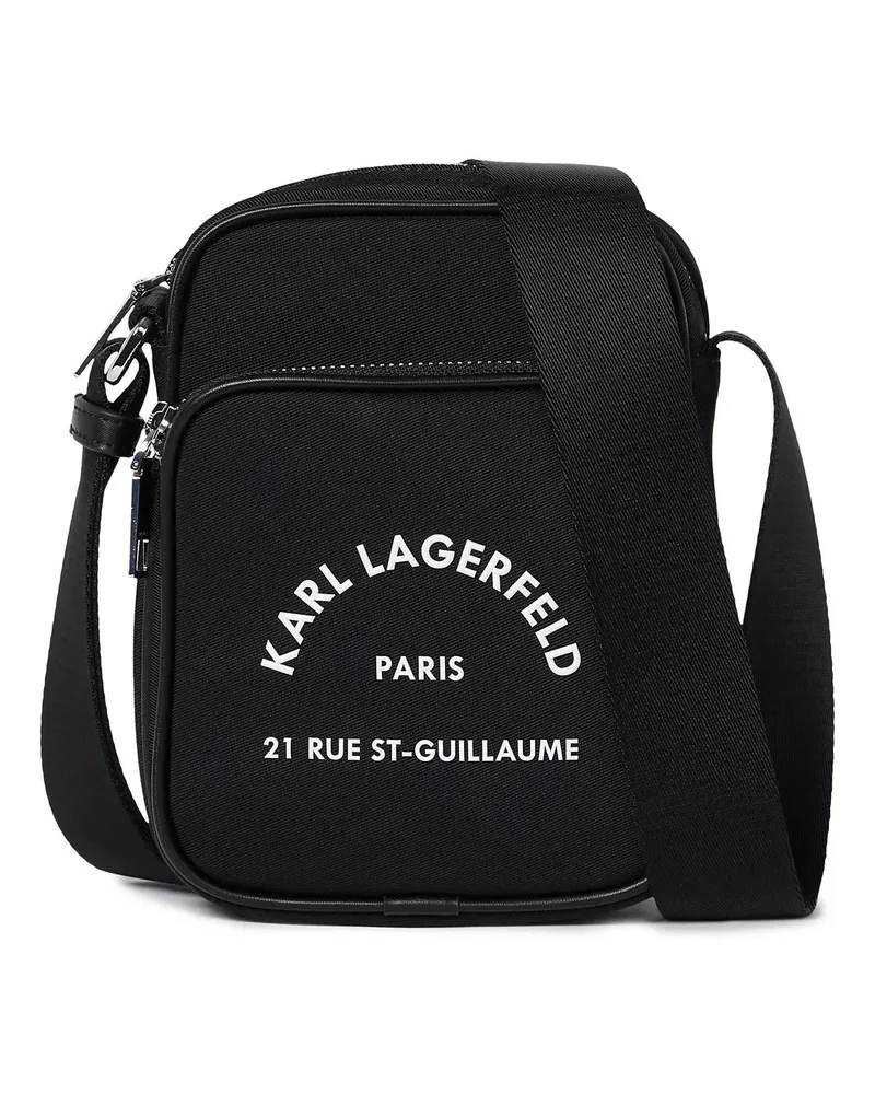 Karl Lagerfeld Crossbody Bags RUE ST-GUILLAUME UMHÄNGETASCHE AUS NYLON schwarz Schwarz