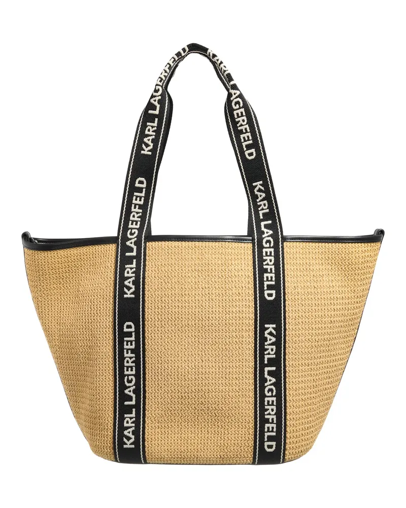 Karl Lagerfeld Shopper & Totes K/Essential Raffia Bag beige Beige