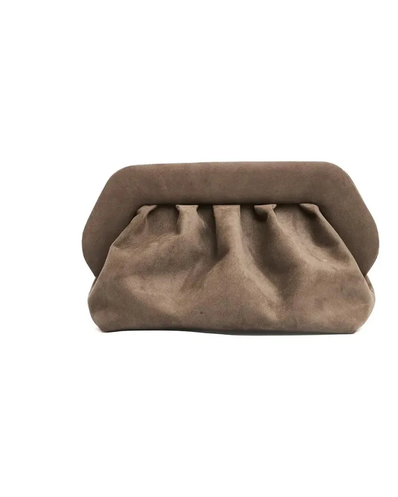 THEMOIRÈ Clutches Clutch Vegan Suede Fango braun Braun