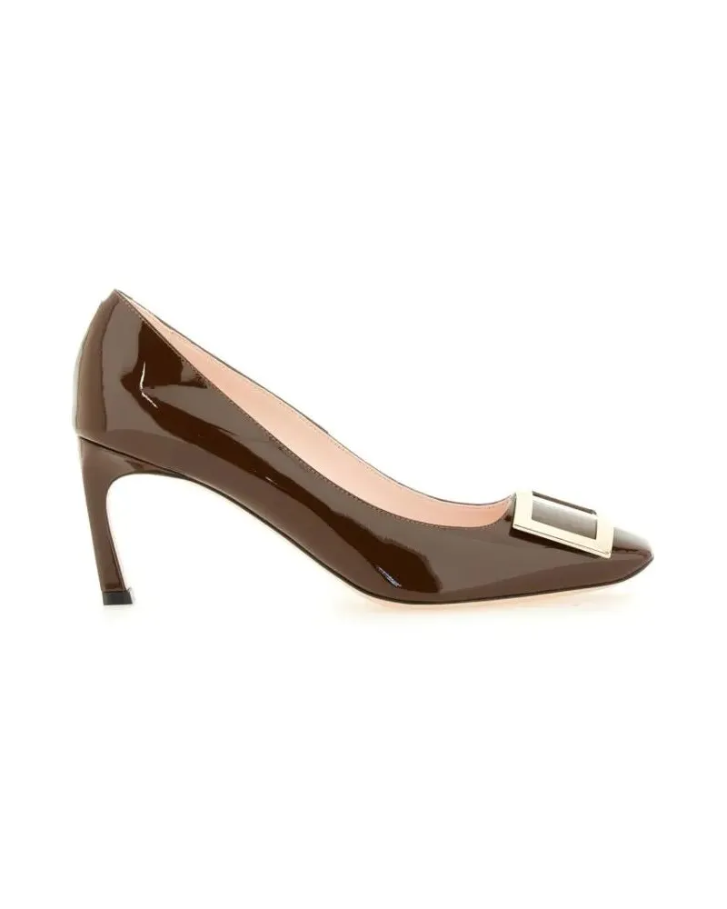 Roger Vivier Hohe Schuhe "Belle Vivier Trompette" Décolleté braun Braun