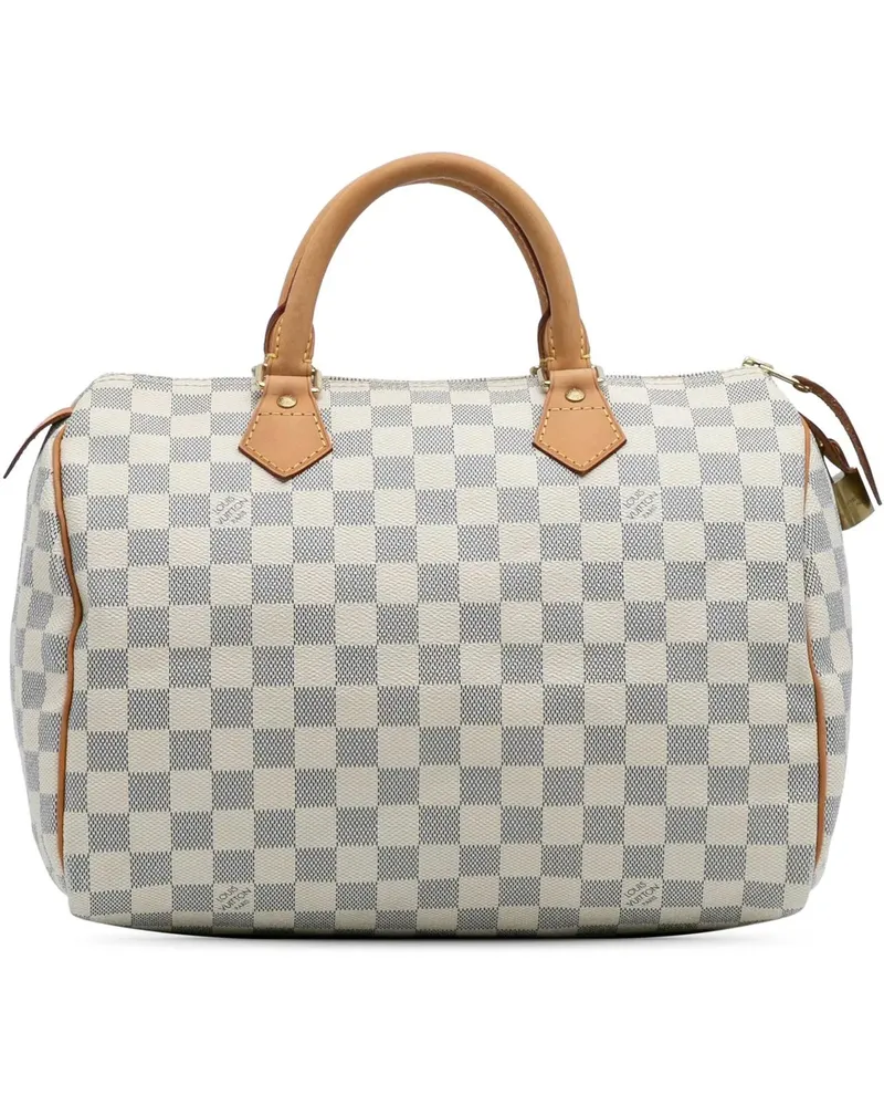 Louis Vuitton Crossbody Bags Damier Azur Speedy 30 weiß Weiß