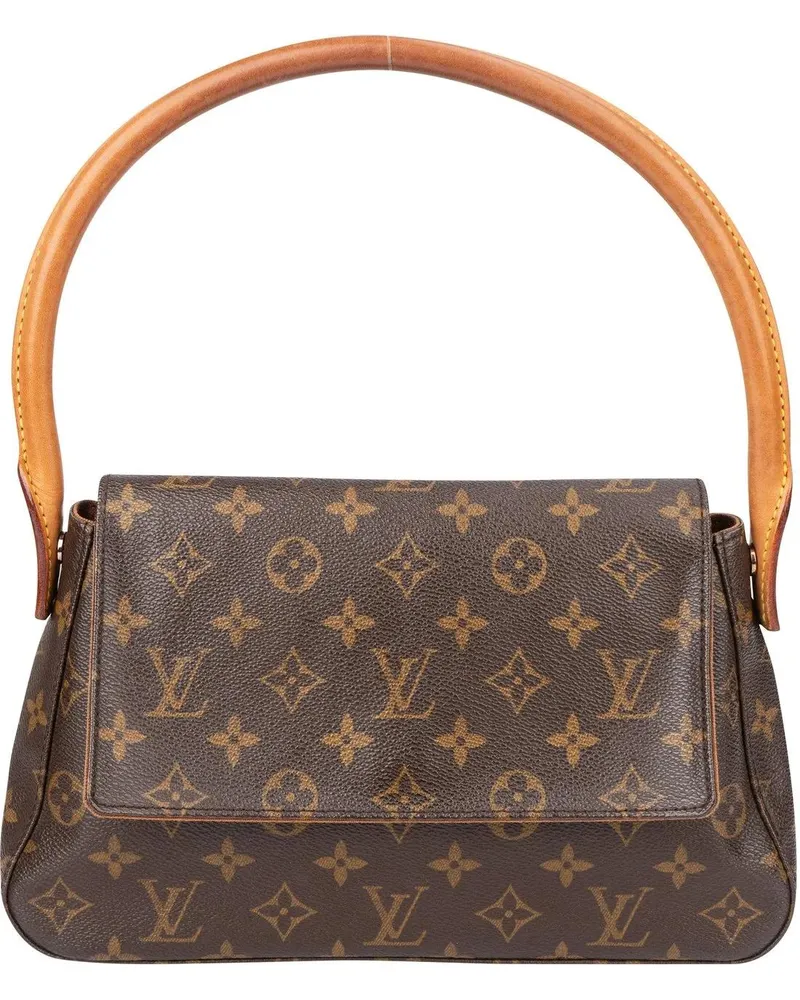 Louis Vuitton Crossbody Bags  Canvas Monogram Looping PM Handbag braun Braun