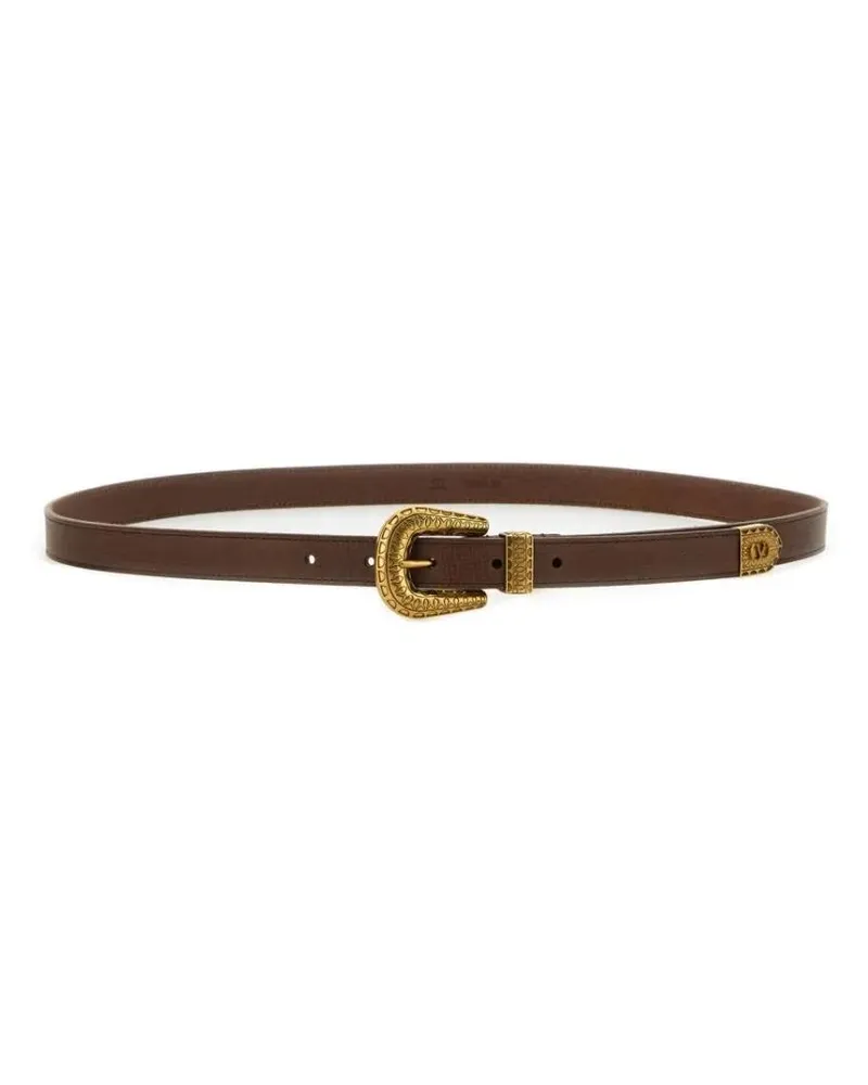 Valentino Garavani Gürtel "Vlogo Signature" Belt braun Braun