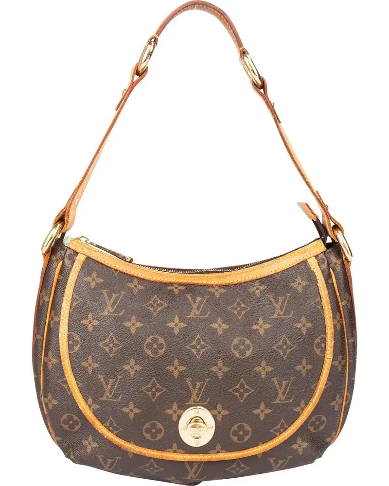 Louis Vuitton Crossbody Bags  Canvas Monogram Tulum PM Shoulder Ba braun Braun