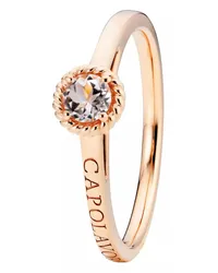 Capolavoro Ring Amore Mio 18k rose gold, 1 morganit facetted Ø 4mm Gold