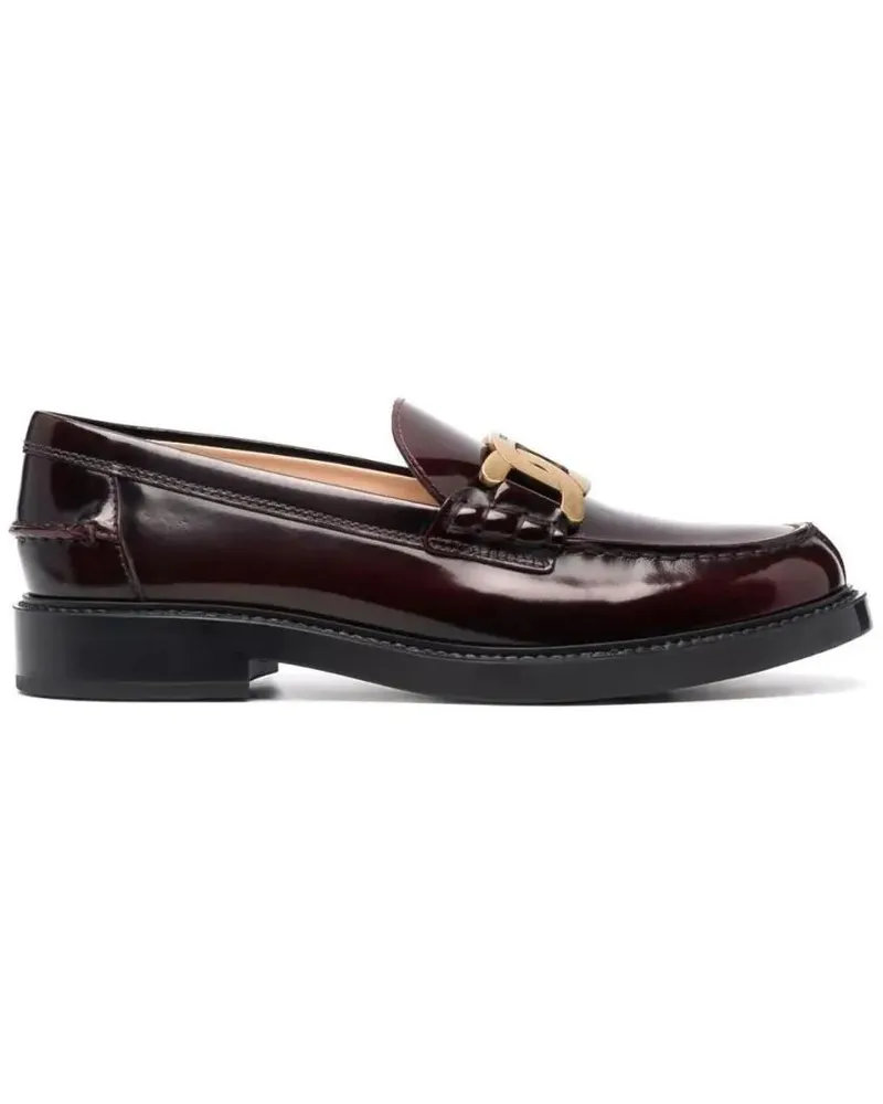 TOD'S Brown Leather Moccasins braun Braun