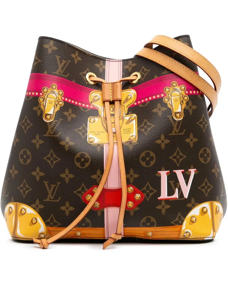 Louis Vuitton Hobo Bags 2018 Monogram Summer Trunks Neonoe braun Braun
