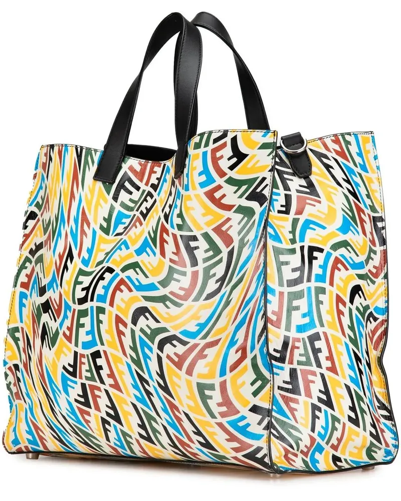Fendi Hobo Bags 2010-2024 Sarah Coleman Leather Vertigo Shopper To weiß Weiß