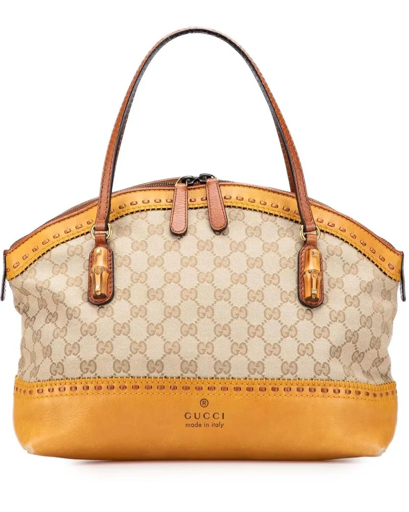 Gucci Crossbody Bags GG Canvas Laidback Crafty Handbag braun Braun