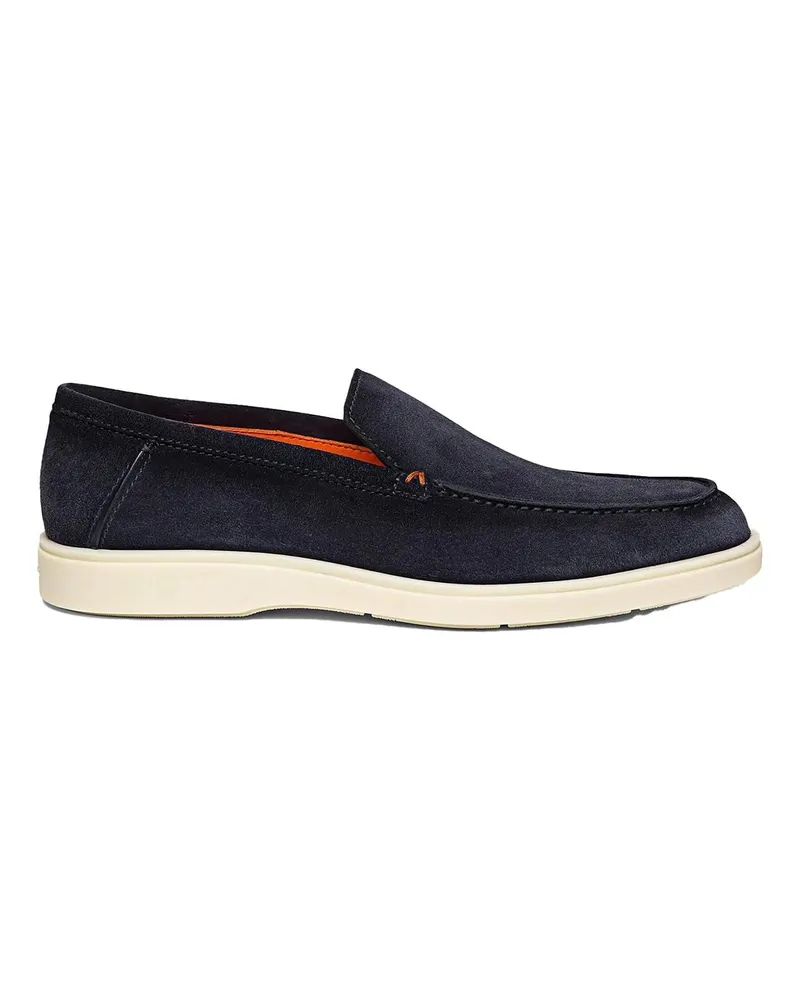 Santoni Loafer Botanist Moccasin weiß Weiß
