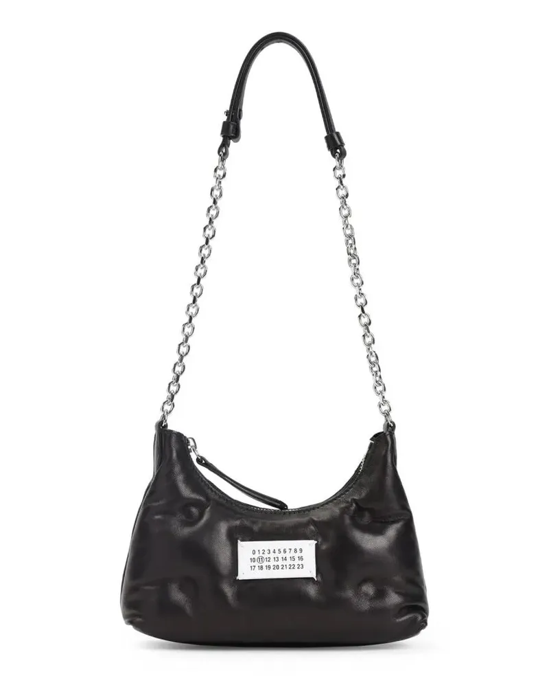 Maison Margiela Crossbody Bags Glam Slam Hobo Micro Handbag schwarz Schwarz