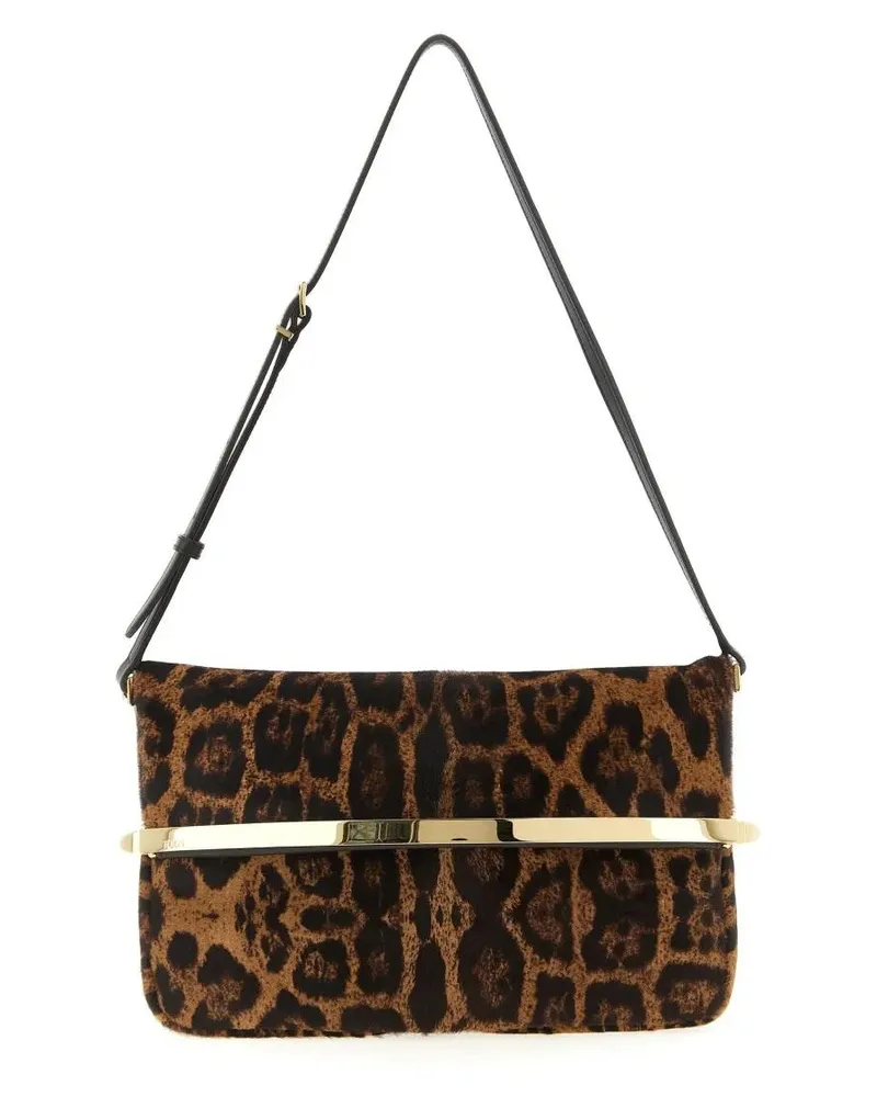 TOD'S Hobo Bags 'Tod’S Magenta Bag Flap' Shoulder Bag schwarz Schwarz