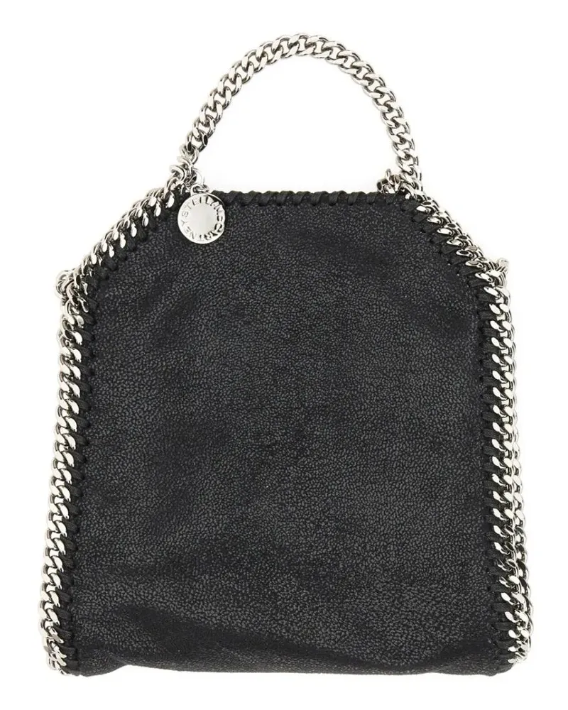 Stella McCartney Hobo Bags Textured Black Shoulder Bag schwarz Schwarz