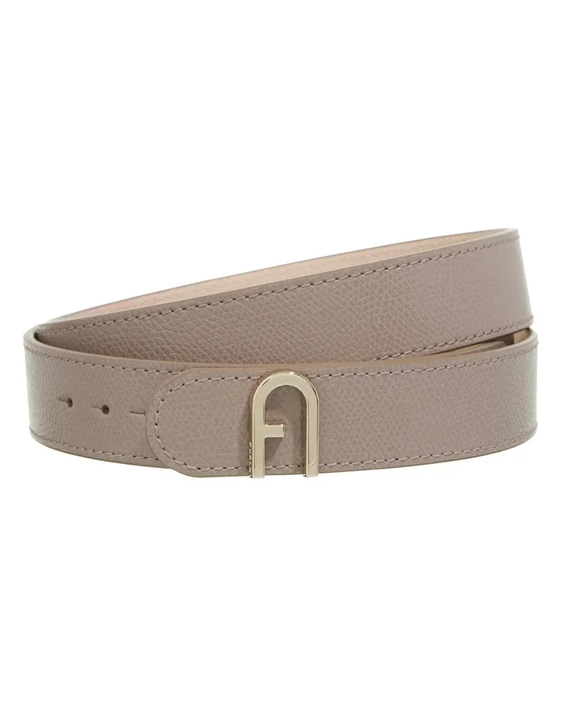 Furla Gürtel  Flow Belt Rev. H.2,7 taupe Taupe