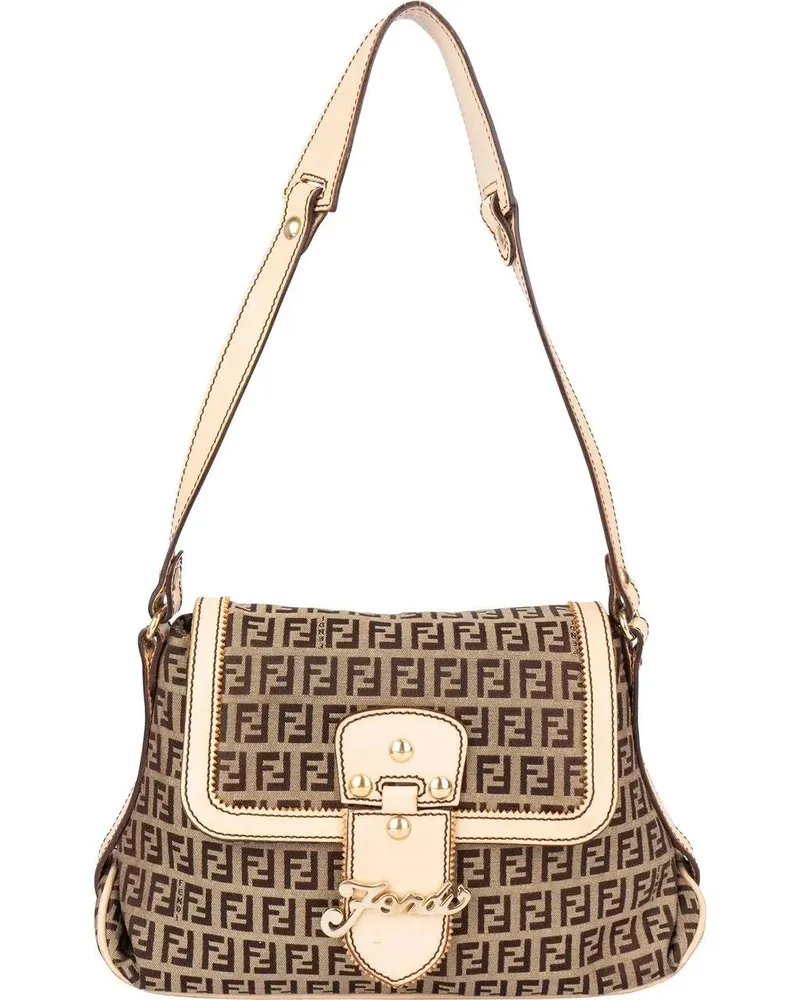 Fendi Crossbody Bags  FF Monogram Zucchino One Shoulder Bag bunt Bunt