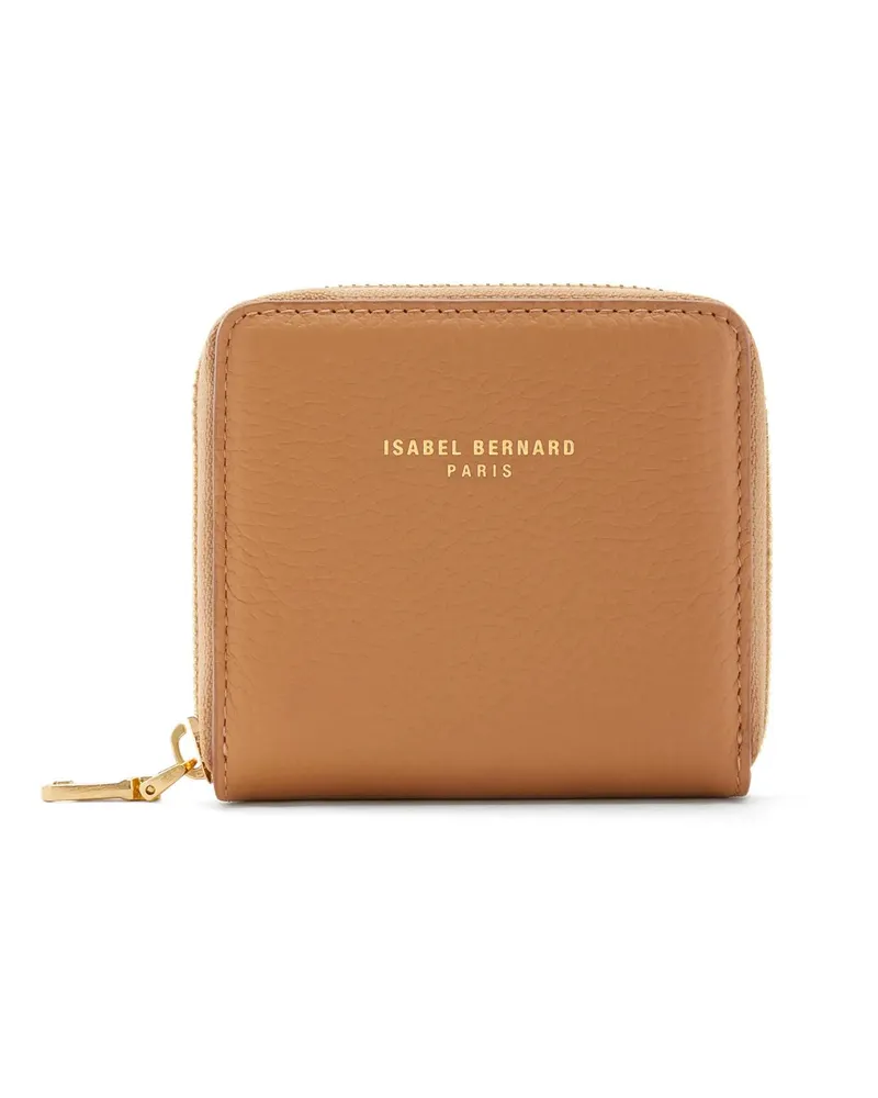 Isabel Bernard Portemonnaie Honoré Jules Camel Calfskin Leather Zipper Wallet braun Braun