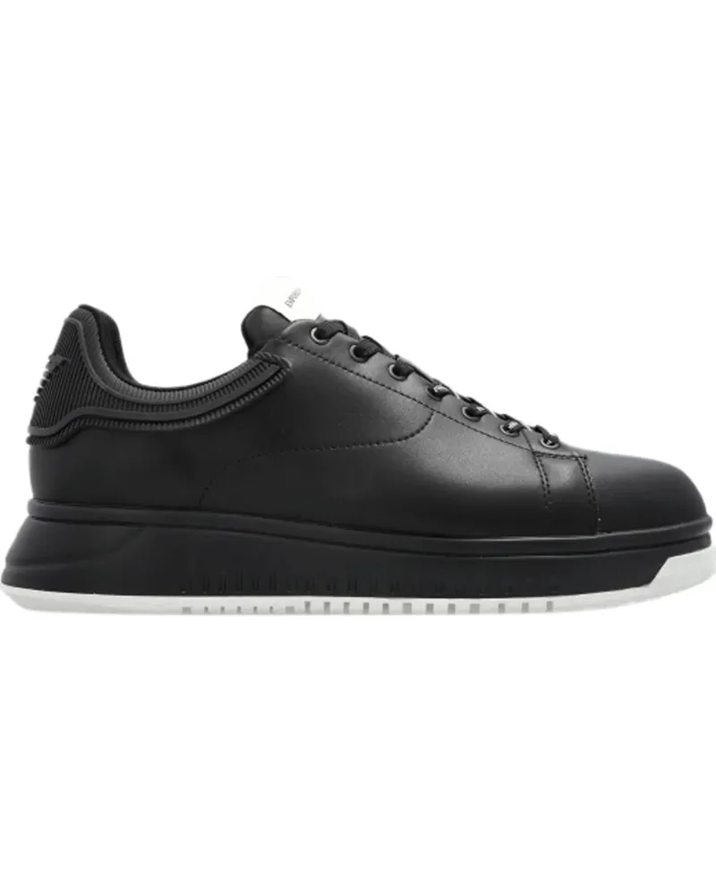 Emporio Armani Low-Top Sneaker Sneakers Black schwarz Schwarz