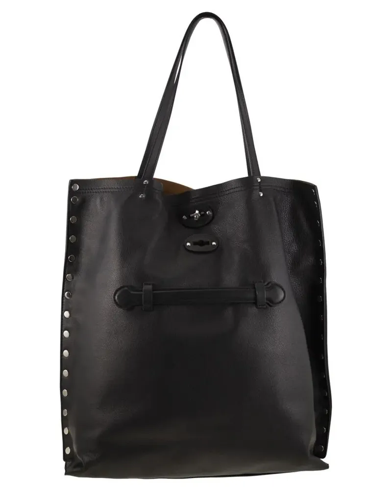 Zanellato Shopper & Totes A' Spasso - Leather Handbag M schwarz Schwarz
