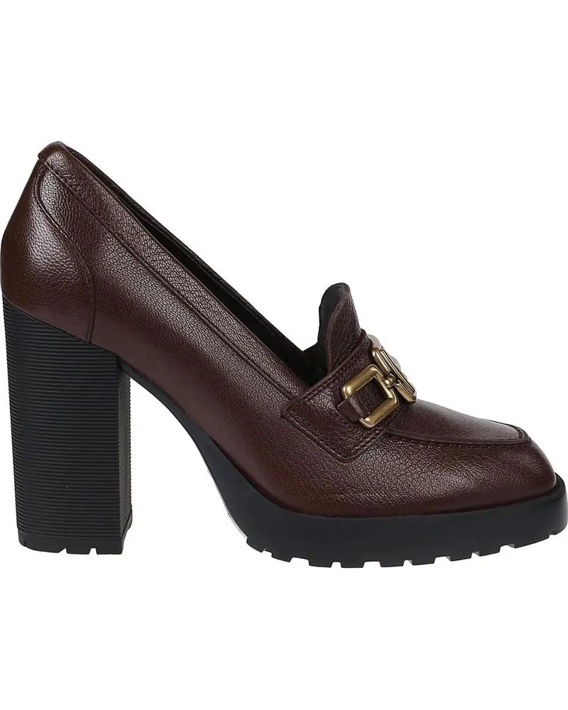 Hogan Hohe Schuhe H623 Loafers Brown braun Braun