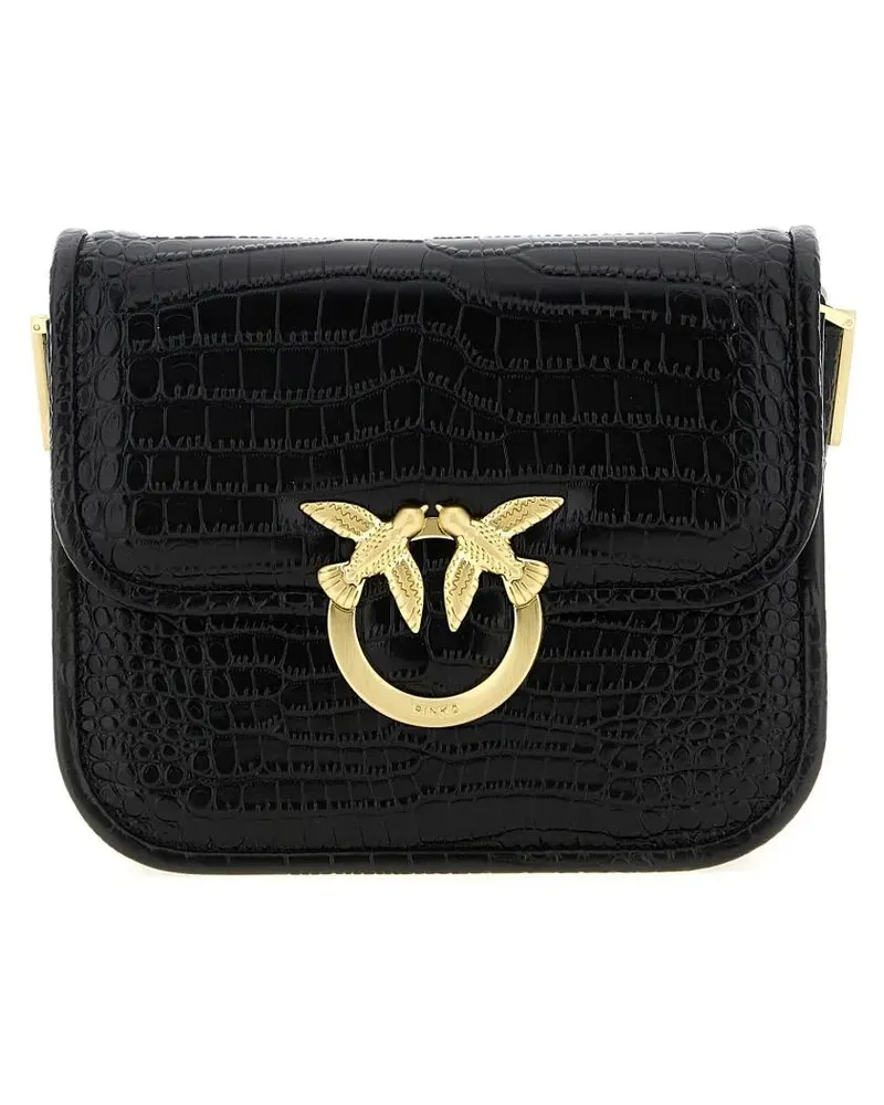 Pinko Hobo Bags 'Love Bag Box' Mini Shoulder Bag schwarz Schwarz