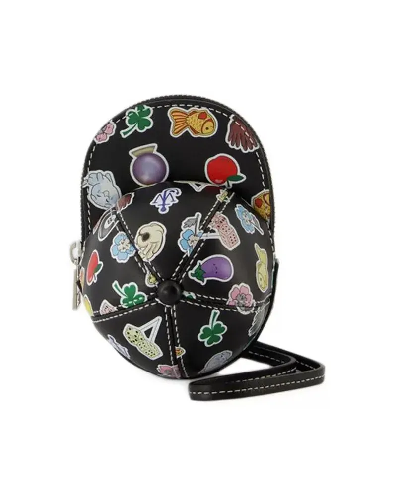 J.W.Anderson Hobo Bags Nano Cap Hobo Bag - Black - Leather bunt Bunt