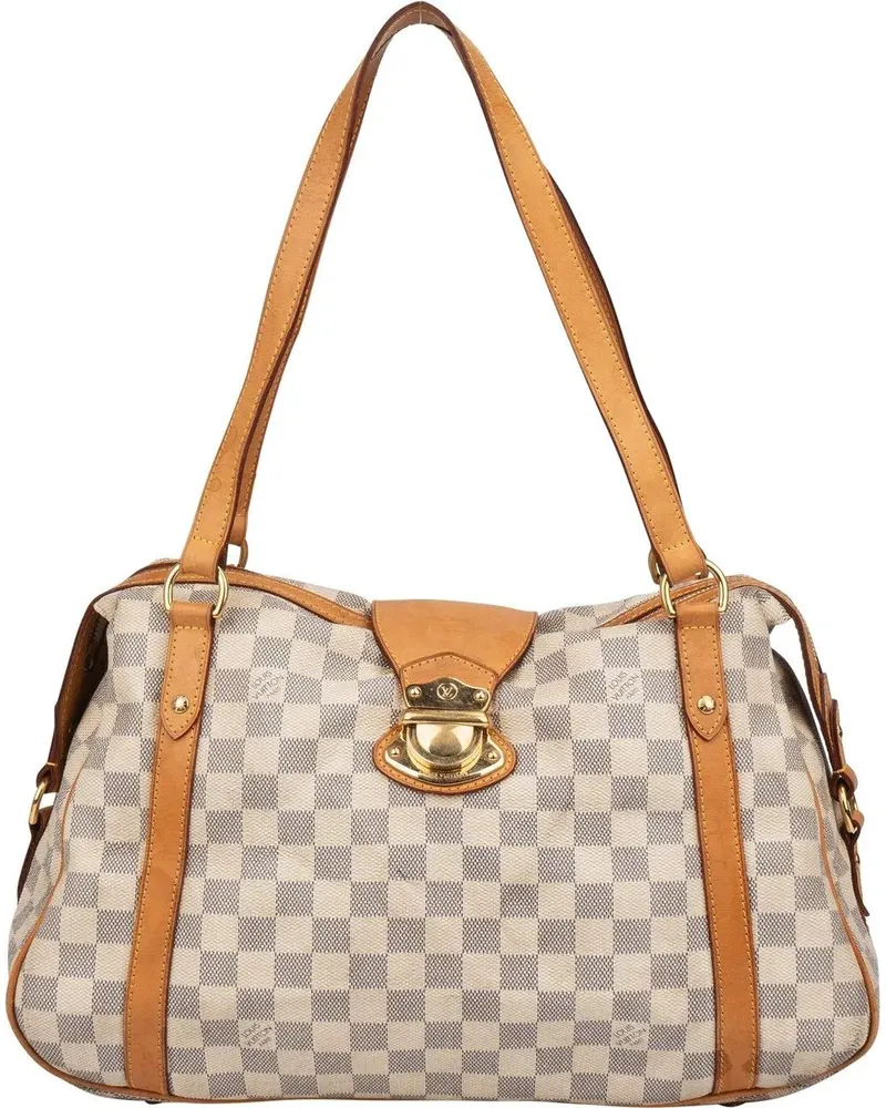 Louis Vuitton Crossbody Bags  Damier Azur Monogram Stresa PM Shoul braun Braun