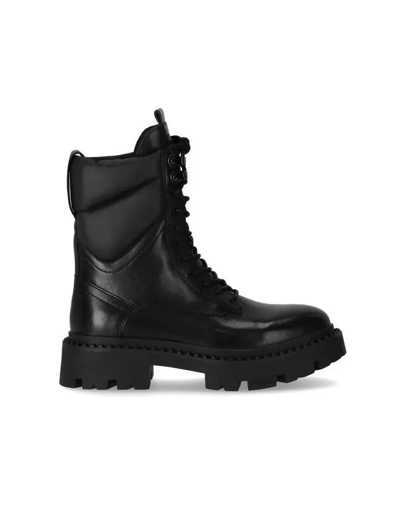 ash Boots & Stiefeletten Gotta Black Combat Boot Schwarz