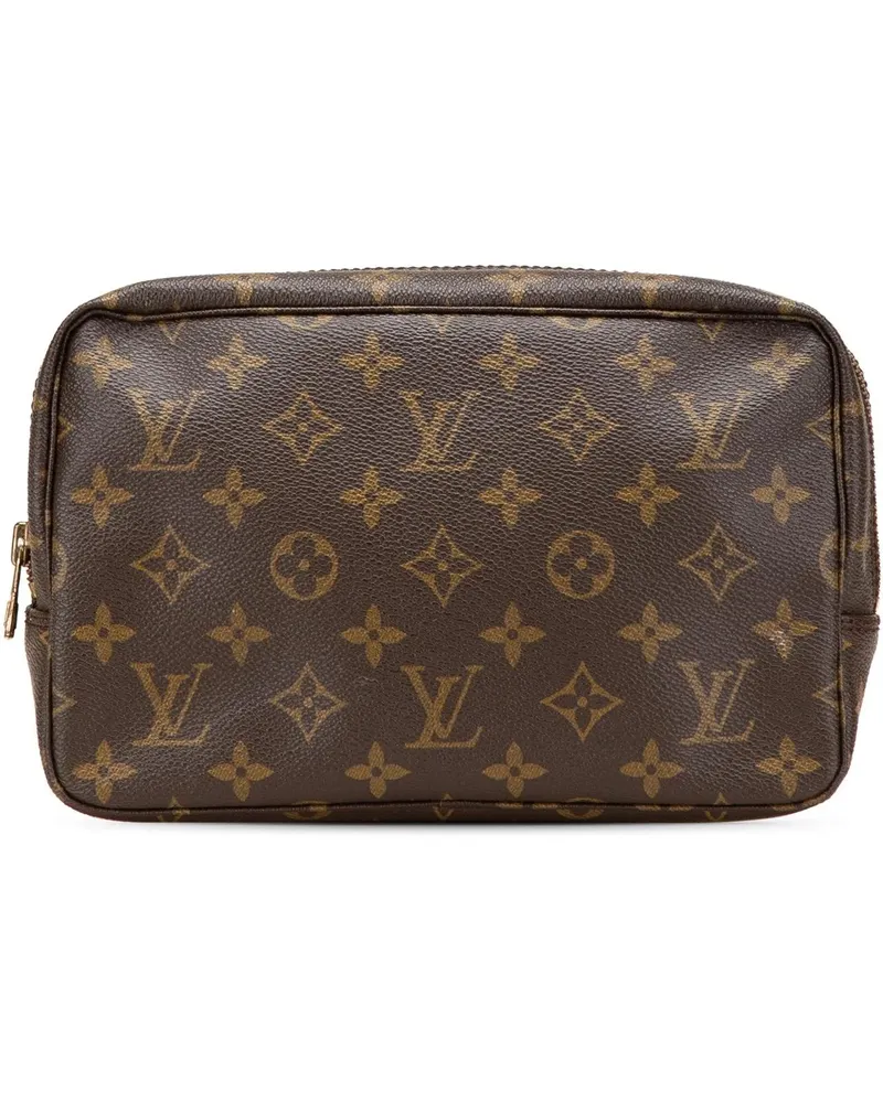 Louis Vuitton Clutches 1986 Monogram Trousse Toilette 23 braun Braun