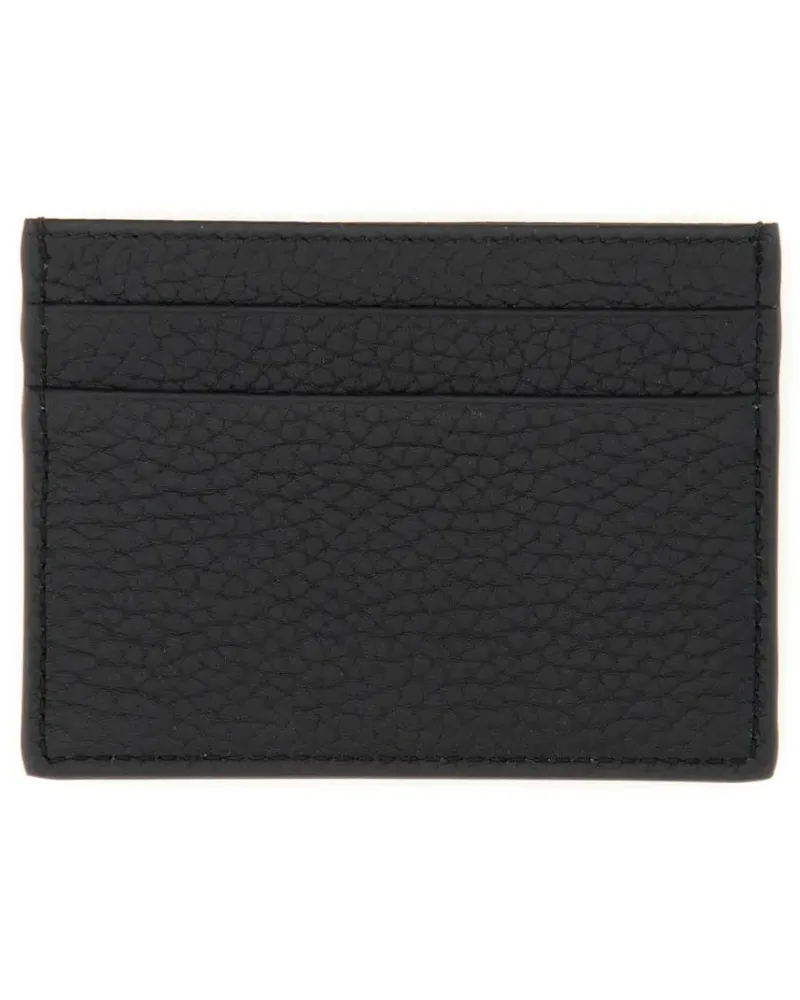 Dolce & Gabbana Portemonnaies Dg Logo Card Holder schwarz Schwarz