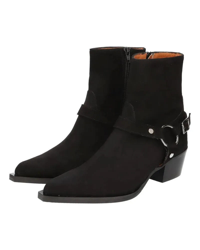 Thea Mika Stiefeletten Cowboy Boots schwarz Schwarz