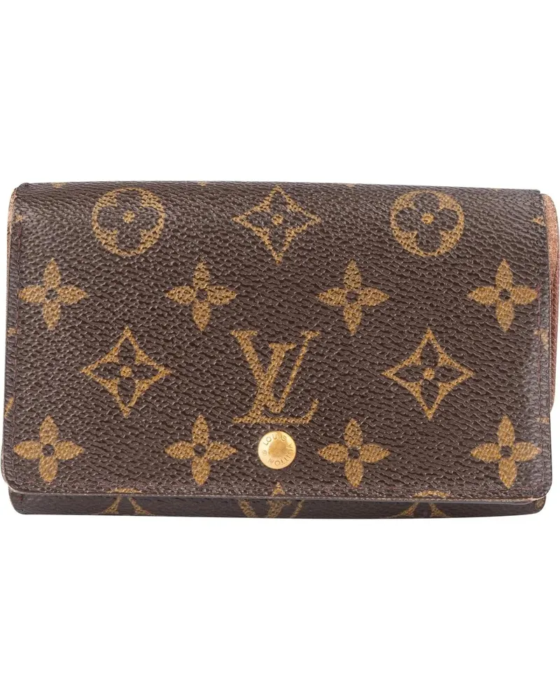 Louis Vuitton Portemonnaie  Canvas Monogram Tresor Wallet braun Braun
