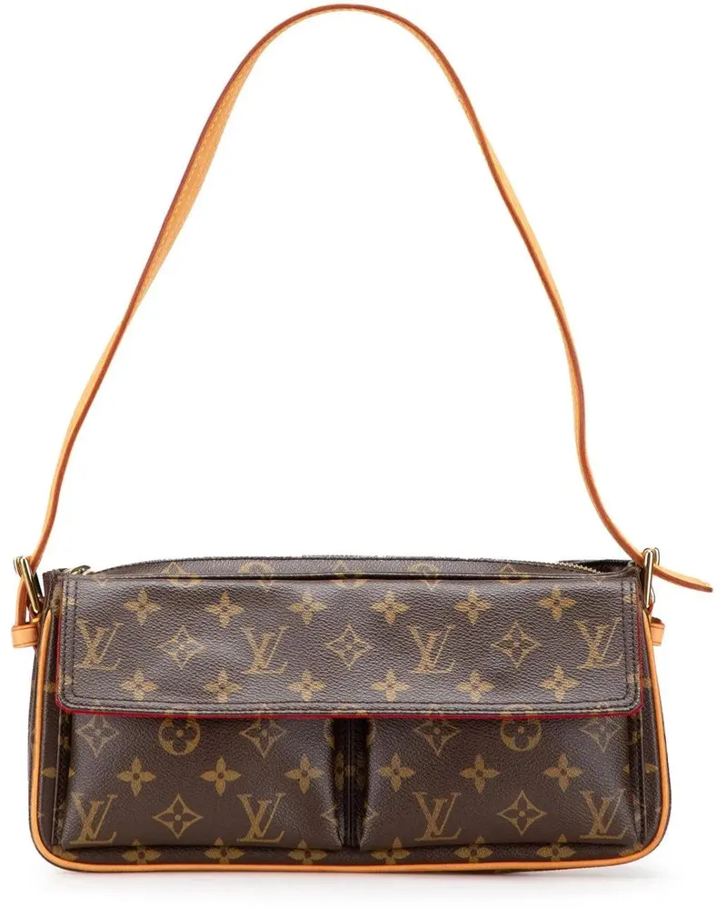 Louis Vuitton Hobo Bags Monogram Viva Cite MM braun Braun