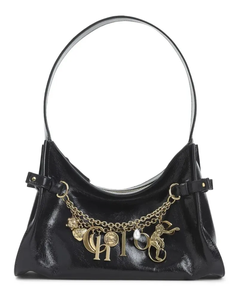 Chloé Hobo Bags Structured Shoulder Bag schwarz Schwarz