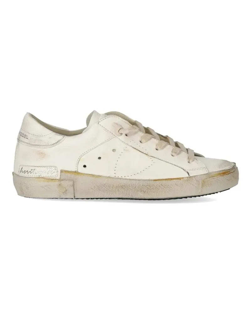 Philippe Model Low-Top Sneaker Prsx Low Vintage White Sneaker beige Beige