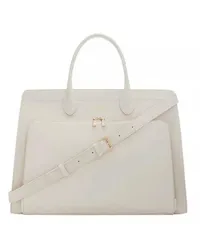 Isabel Bernard Aktentaschen Honoré Nadine cream calfskin leather handbag with Beige