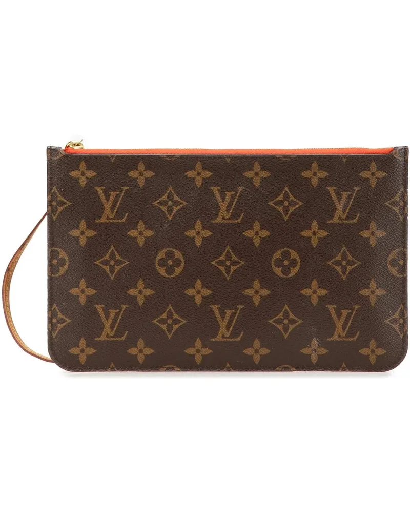Louis Vuitton Kosmetiktaschen 2014 Monogram Neverfull Pouch braun Braun