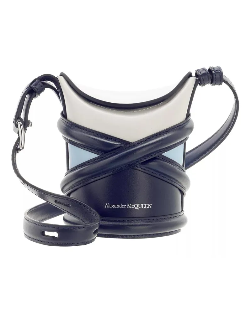 Alexander McQueen Crossbody Bags Micro Curve Bag blau Blau