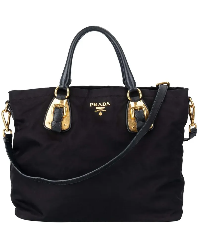 Prada Crossbody Bags  Black Nylon Eclipse Handbag bunt Bunt