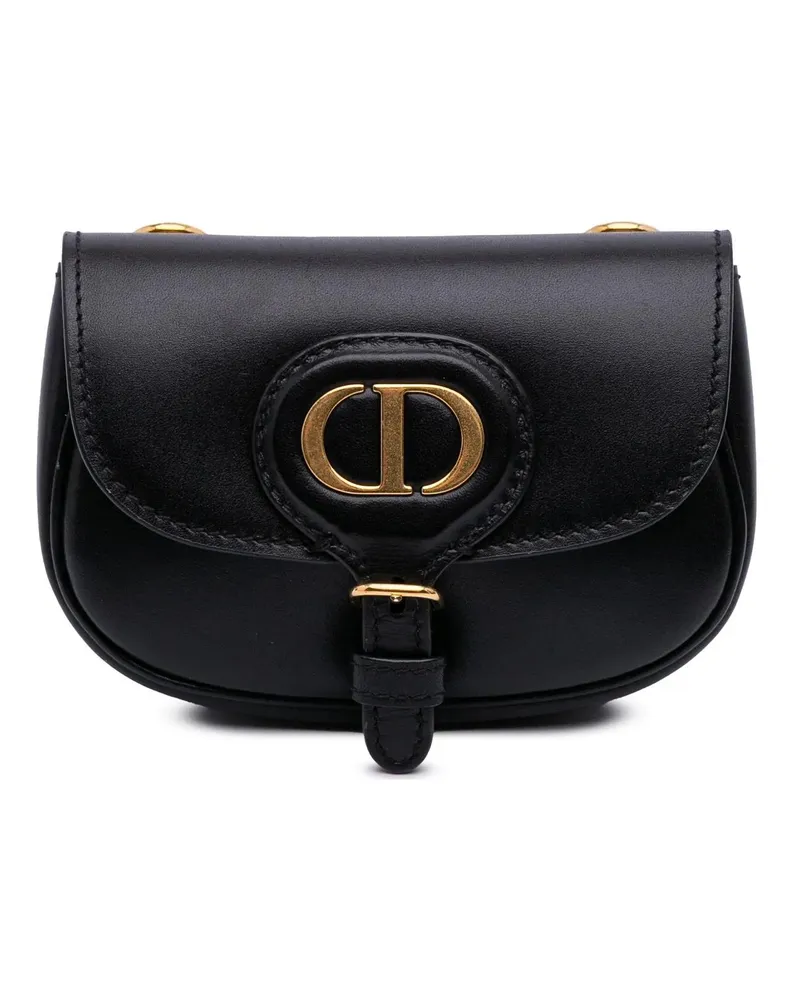 Dior Hobo Bags Micro Leather Bobby Crossbody schwarz Schwarz