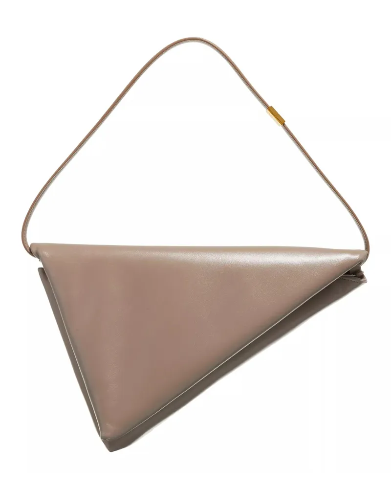 Marni Pochettes Prisma Triangle Bag taupe Taupe