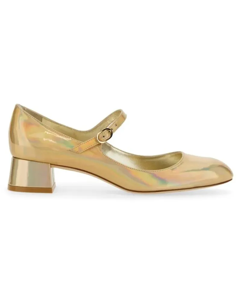 Stuart Weitzman Hohe Schuhe "Vivienne" Mary Jane Shoes braun Braun