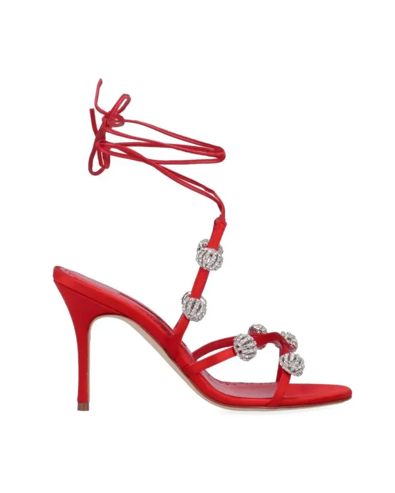 Manolo Blahnik Sandalen "Elsaka" Sandals rot Rot