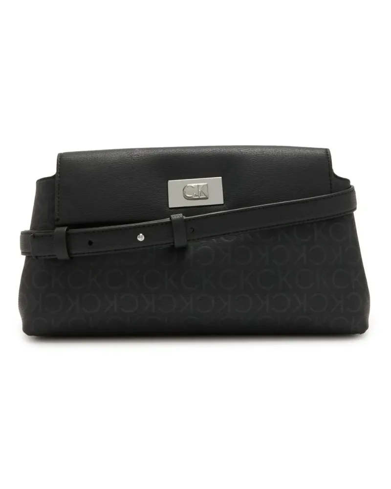 Calvin Klein Hobo Bags Push Schultertasche schwarz Schwarz