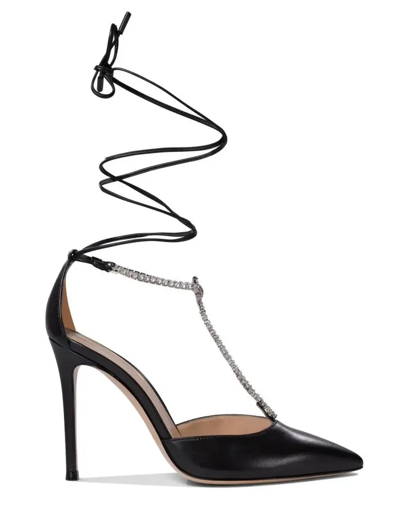 Gianvito Rossi Hohe Schuhe Leather Heeled Shoes schwarz Schwarz