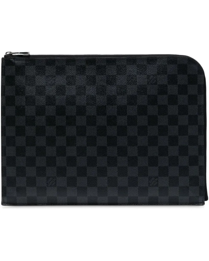 Louis Vuitton Clutches Damier Graphite Pochette Jour GM schwarz Schwarz