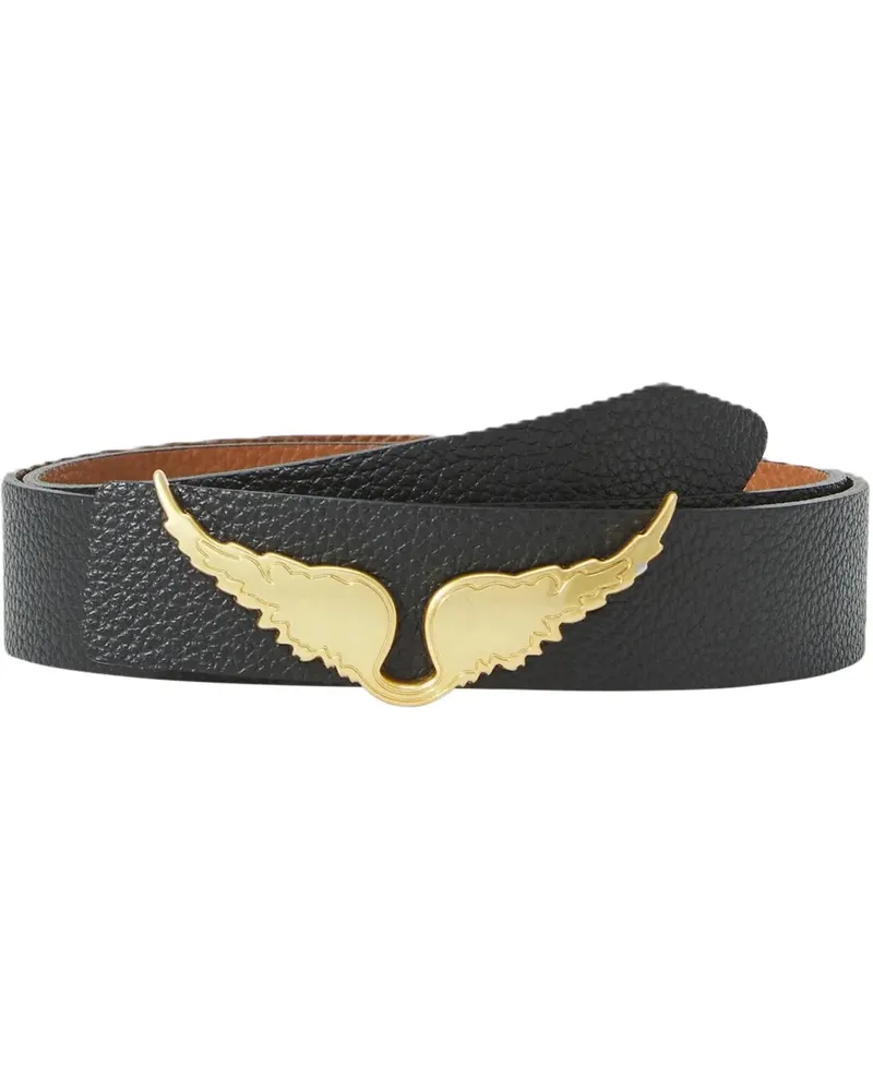 Zadig & Voltaire Gürtel Belts Black schwarz Schwarz