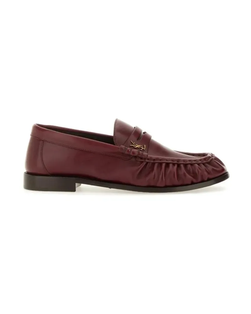 Saint Laurent Moccasin "Le Loafer" In Smooth Calf Leather schwarz Schwarz