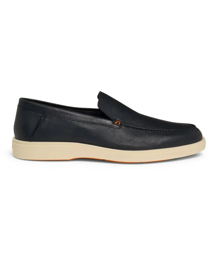 Santoni Loafer Men's leather loafer weiß Weiß