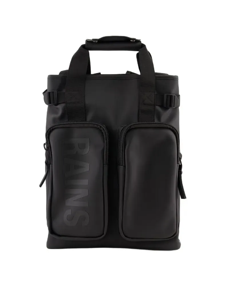 RAINS Rucksäcke Texel Backpack - Synthetic - Black schwarz Schwarz