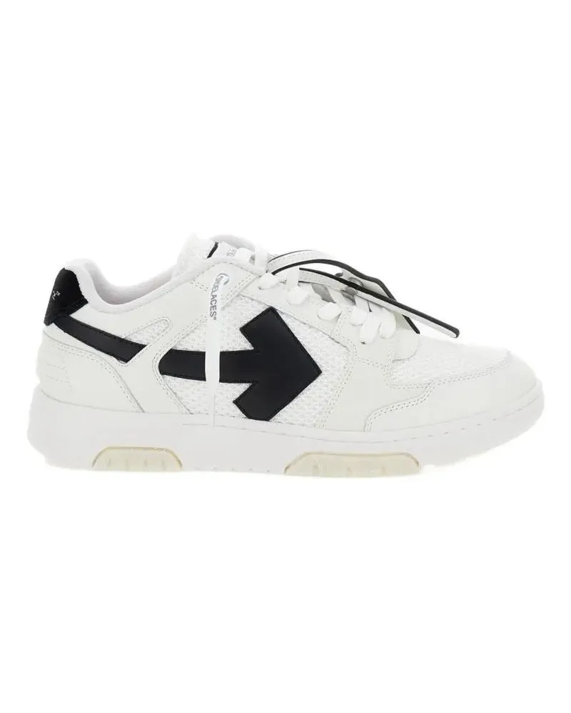 OFF-WHITE Low-Top Sneaker Low-Top Sneakers With Minimalist Design And Timele weiß Weiß